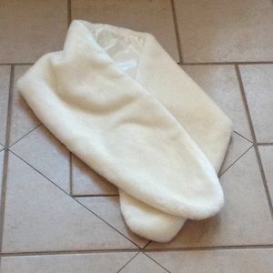 White Faux Fur Shrug/Wrap